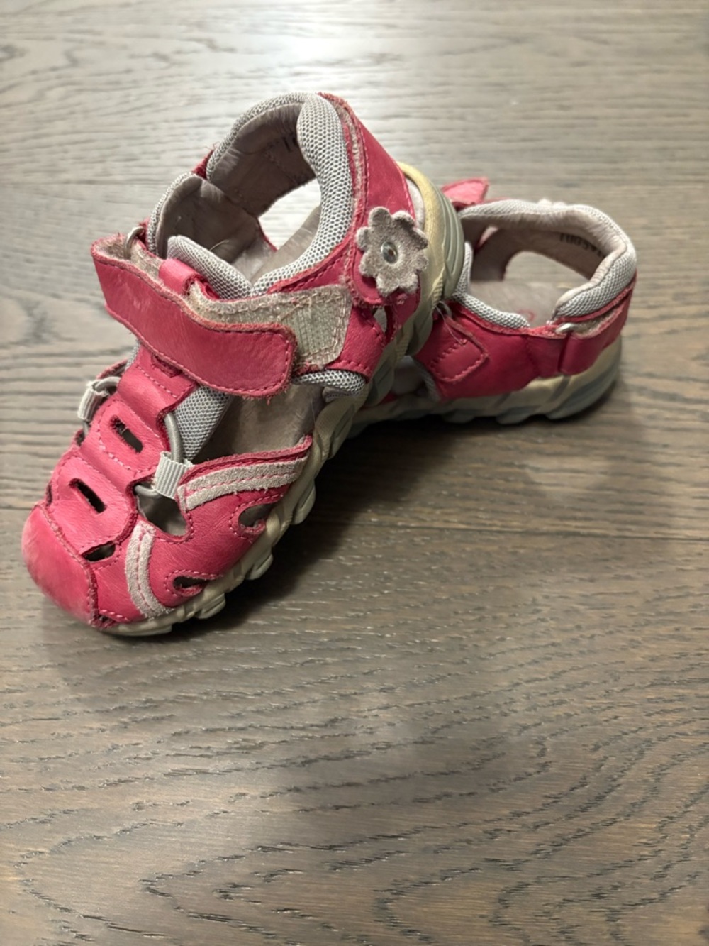 Fraddo pink girls toddler sandals sz 8.5T VGUC